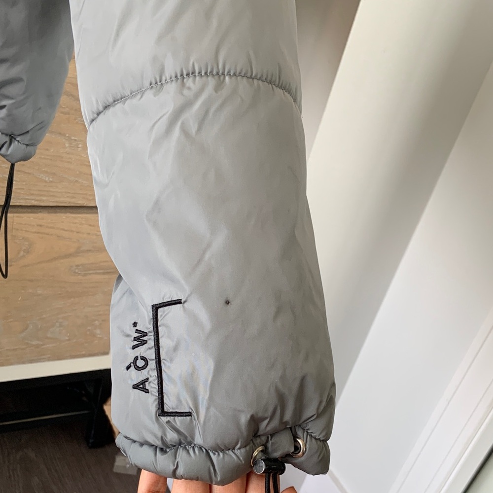 A-COLD-WALL* Light Gray Puffer Jacket - Picture 4 of 6